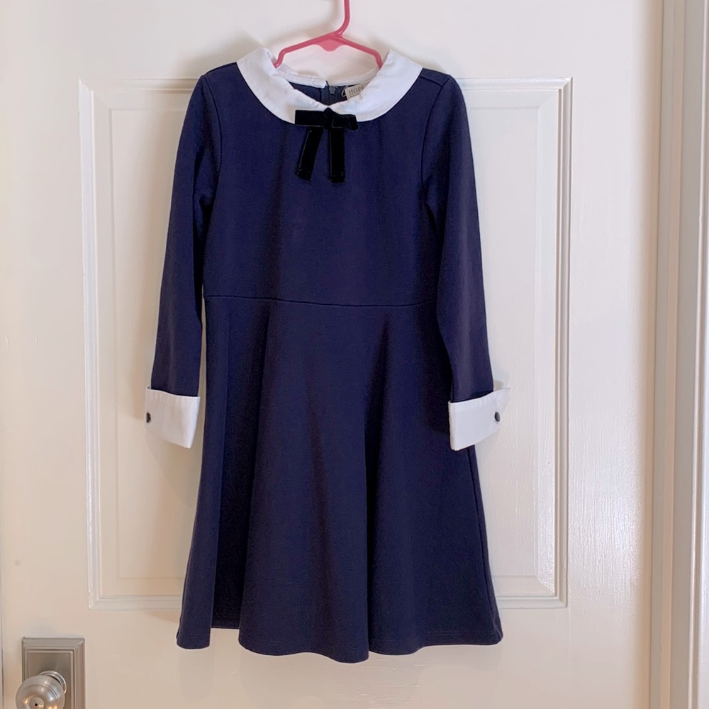 Hope and Henry girls navy blue dress size 6 (little kid)